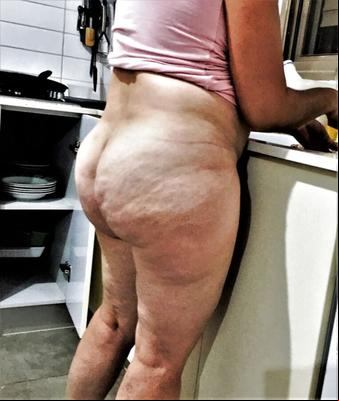 Just a little more of granny's mature ASS