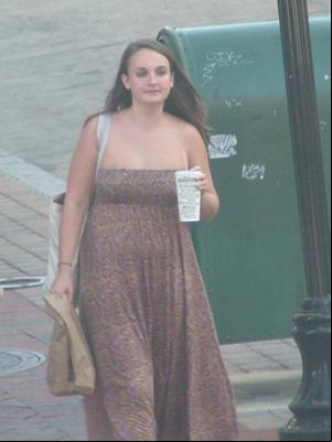 Candid nn small cleavage