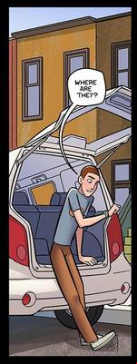 Comic Hot MILF MOM takes teen son and friends on trip 